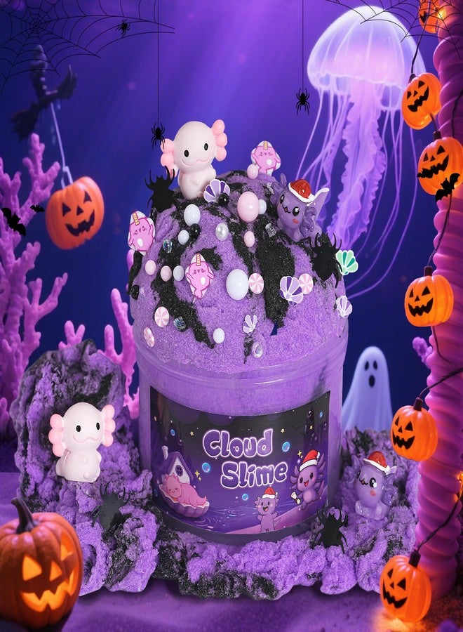 Joytry Axolotl Cloud Slime Kit 2 Pack - 14oz Non-Sticky DIY Slime for Kids, Includes Cute Axolotl Charms & Add-Ins, Glitter, ASMR Sensory Toys, Slime Party Favors for Girls Boys - Image 3